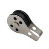 M25 Single Pulley Block(25mm) Stainless Steel Hanging Wire Pulley Roller Swivel Lifting Wire Rope Cable Towing Wheel