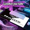 Custom Name Personalized Borussia Monchengladbach Pattern Mousepad, Laptop PC Desk Mat, Decorative Desk Mat for Home Keyboard Pad Gift