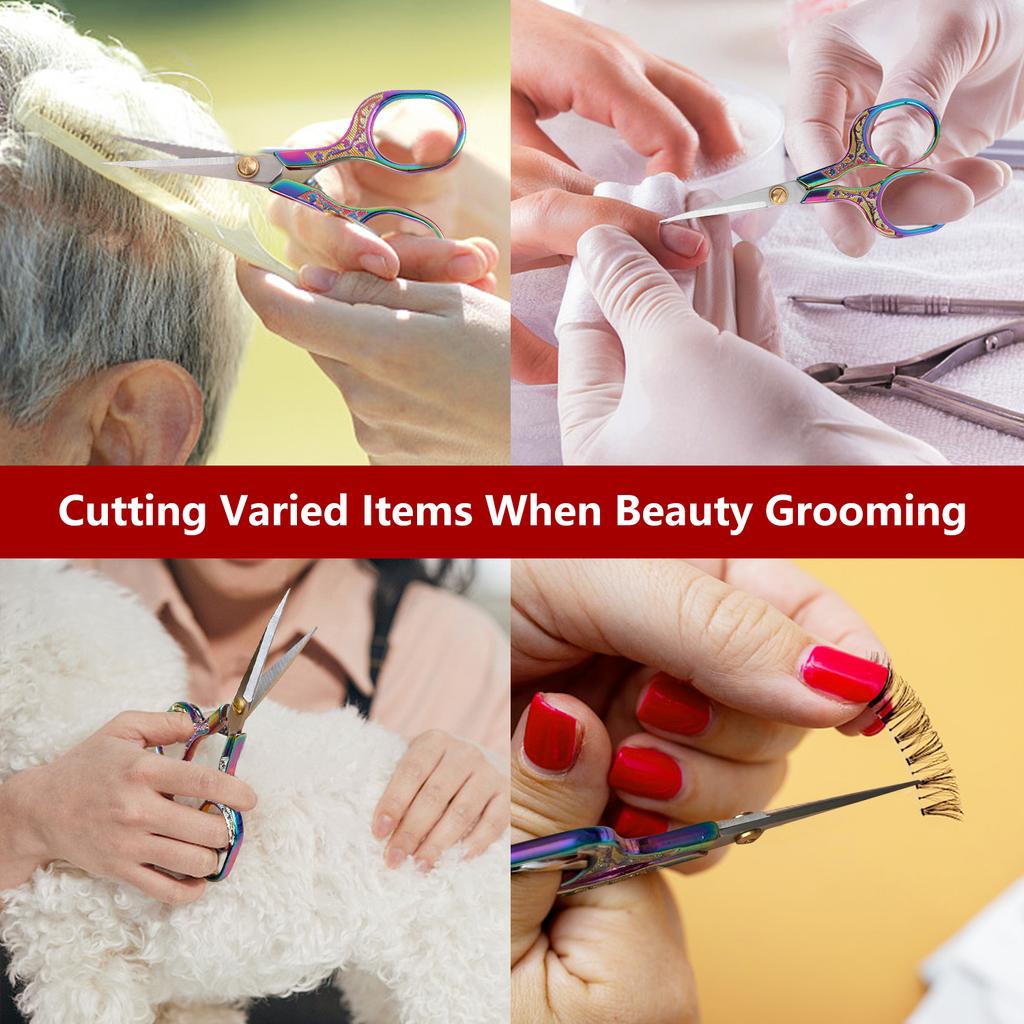 1/2 упаковки, ножницы в стиле ретро из нержавеющей стали, швейная машина, профессиональные ножницы для резки ткани, сделай сам, ручная работа, портновские ножницы с заостренной нитью