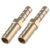 2pcs Straight Hose Reducer Brass Barbed Hose Fittings Hose Barb Splicer Barb Fitting Reducer Hose