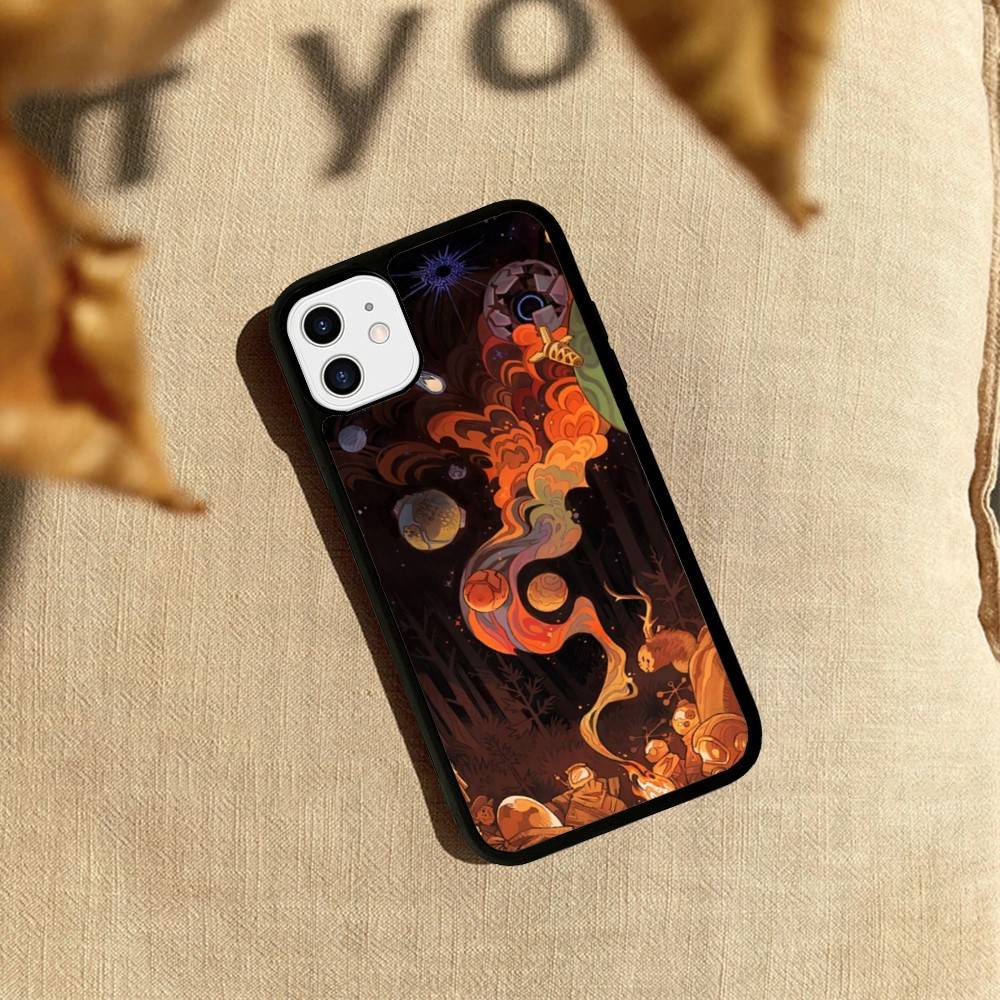 Игровые чехлы для iPhone 11 12 13 14 15 16 17 Pro Max Plus Outer Wilds, противоударные, из TPU+PC, задняя крышка