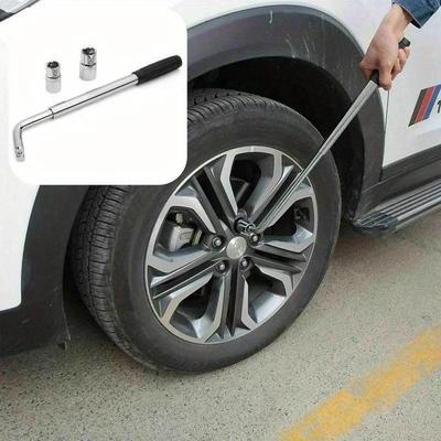 3PCS ключ для шин с удлиненным телескопическим стержнем L-типа для ремонта