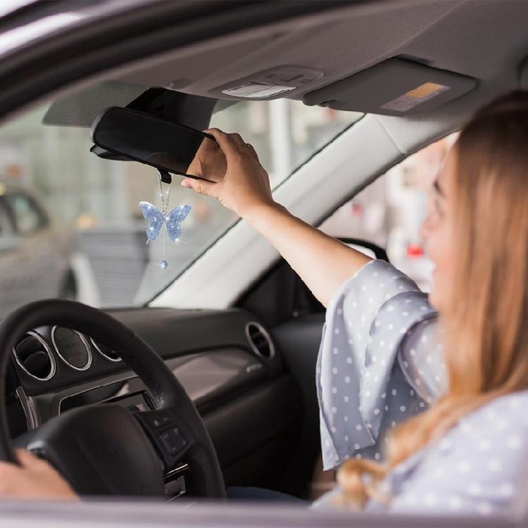 Изысканные Автомобильные Подвески Стразы Бабочка Декор Комнаты Украшения