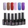 Gel Polish Set Kit 6 Colors 7.5ml Soak Off UV LED Glass Bottle