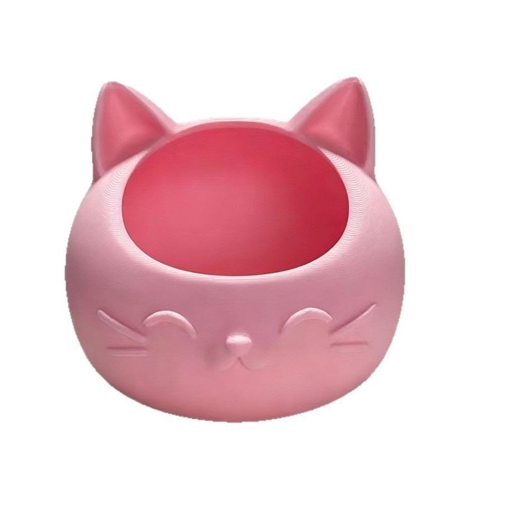 3D Printed Desktop Storage Container Cat-Shaped Jewelry Holder Storage Box Bedroom