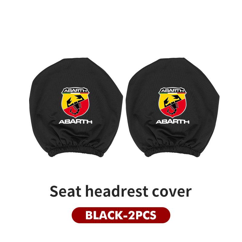 ASF1 Car Seat Headrest Neck Pillow Dustproof Protective Cover compatible for Abarth FIAT 500 Ducato Stilo Palio UNO Astra Bravo Tipo