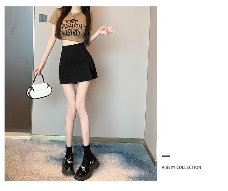 Весна/Лето 2024 Черная Облегающая Юбка Миди с Разрезом и Завышенной Талией для Женщин