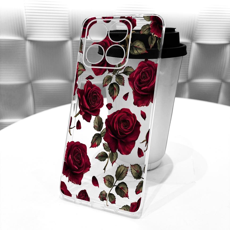 For Honor X8a 4G Case Transparent Cute Cat Fashion Butterfly Funny Painted Casing CRT-LX1 CRT-LX2 CRT-LX3