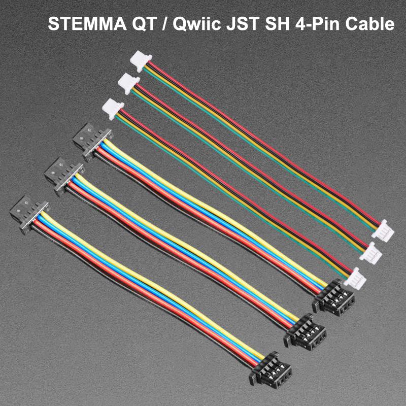 2026 Hot Sale 1/3/5Pcs 10cm STEMMA QT/Qwiic JST SH 4-Pin Wire Cable Adapter Connector