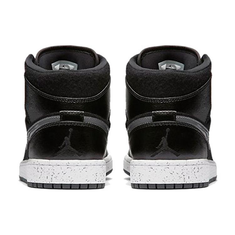 Jordan 1 Средний Премиум Зимний Черно-Серый 852542-001