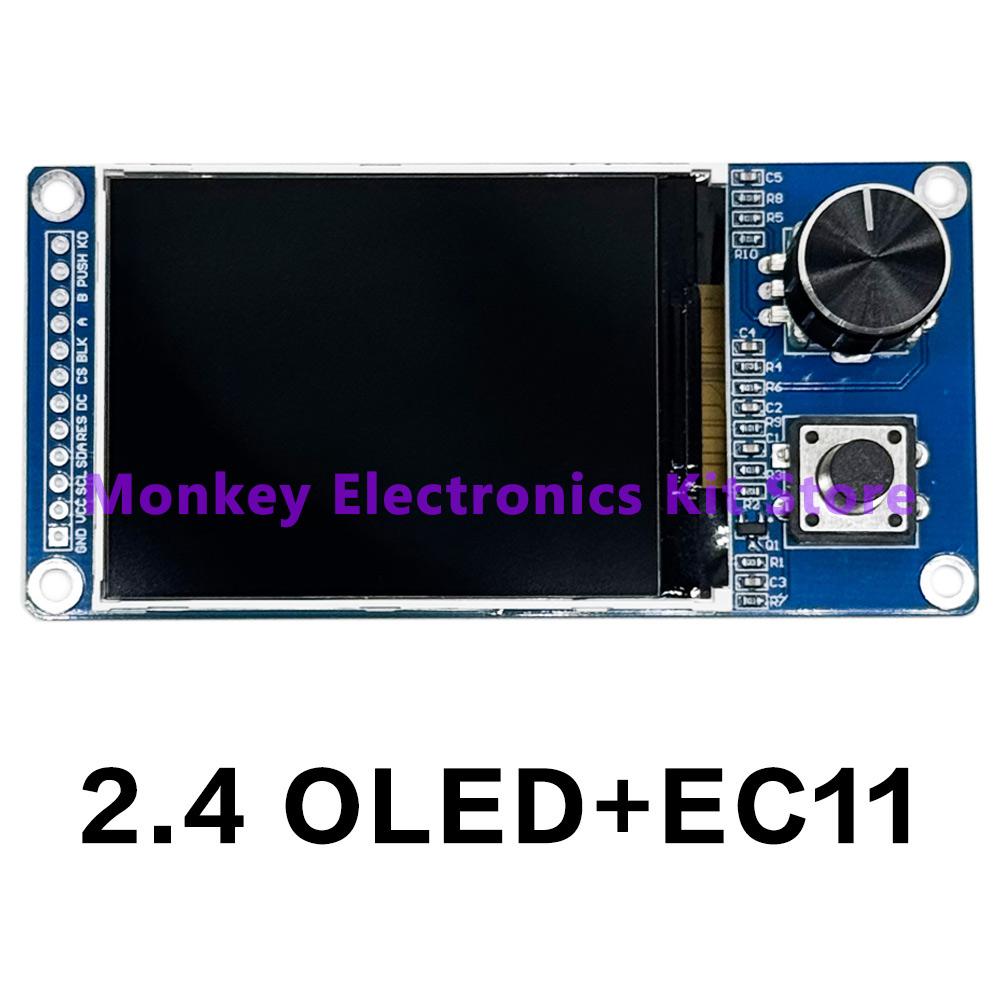 TFT OLED Модуль 1,96 дюйма 1,1 дюйма 1,8 дюйма 1,1 дюйма Кнопка или EC11 Поворотный энкодер IIC Интерфейс LCD Экран Модуль