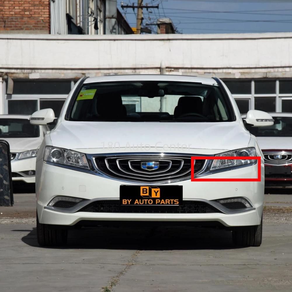 Модели 2015-2016 гг. Geely BORUI GC9 Полоски на фары Отделка фар