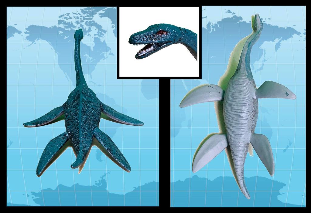 Crop Dinosaur Figure Impressive Size Dinosaur Model Length 30cm Impressive Size (Plesiosaurus)