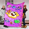 B-Baby Shark printed throw blanket—soft,warm;versatile blanket for all seasons—perfect as &air-conditioning throw,nap blanket