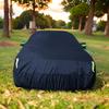 Universal SUV/Sedan Full Car Covers Outdoor Sun Snow Protection UV Car Zipper Design Black Car Case Cover S-XXL