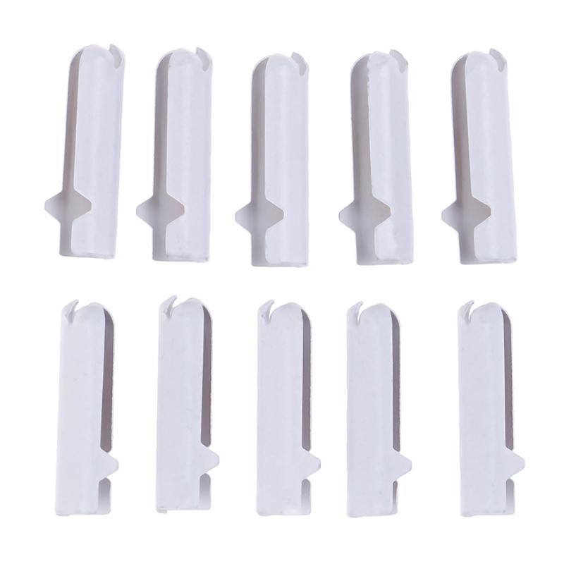 10Pcs Metal Shoe Lace Tips Replacement Head Bullet Aglets Diy Accessories