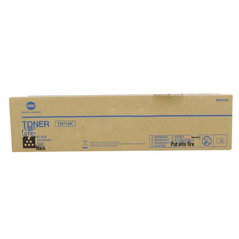 Konica Minolta TN713K Black Toner Cartridge