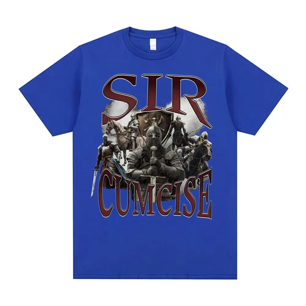 2026 Sir Cumcise Graphic T Shirt Unisex Unisex Vintage Oversized Tshirt Short Sleeve Loose Casual Crew Neck T Shirts Unisex