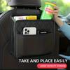 1 шт. Сумка для хранения в автомобиле, ящик для хранения, автомобильная урна для мусора, портативная складная сумка для хранения Организованный Элегантный Кожаный Органайзер на Автосиденье-Прочный