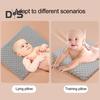 Подушка для младенцев с эффектом памяти, подушка для сна из пеноматериала, поддерживающая спину младенца со съемным чехлом для удобства кормления грудью, для ног и коленей детей