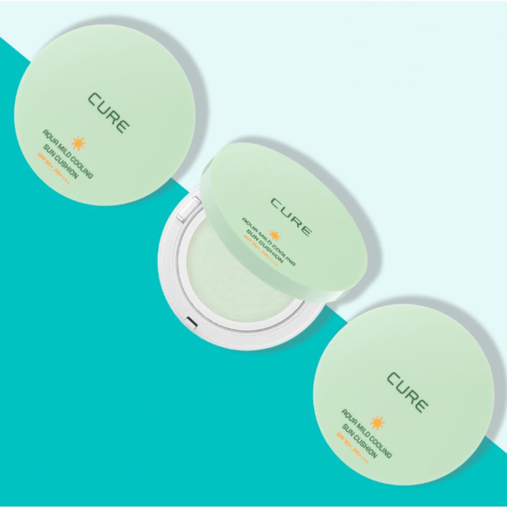 Kim Jeong-moon Aloe La Sense Loe Kim Jeong-moon Aqua Mild Cooling Sun Cushion SPF50+ PA++++ Сменный блок, 25 г, 2 штуки