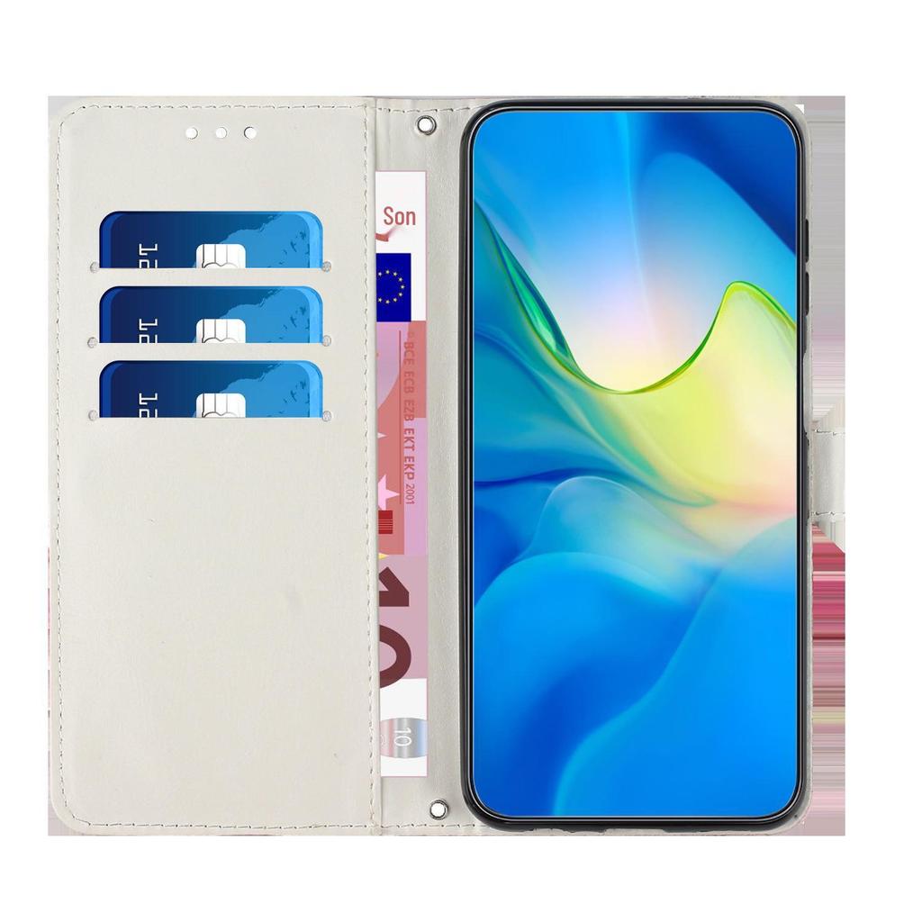 INFINIX GT 50 PRO 5G Чехол-книжка с рисунком под мраморную кожу и держателем для карт
