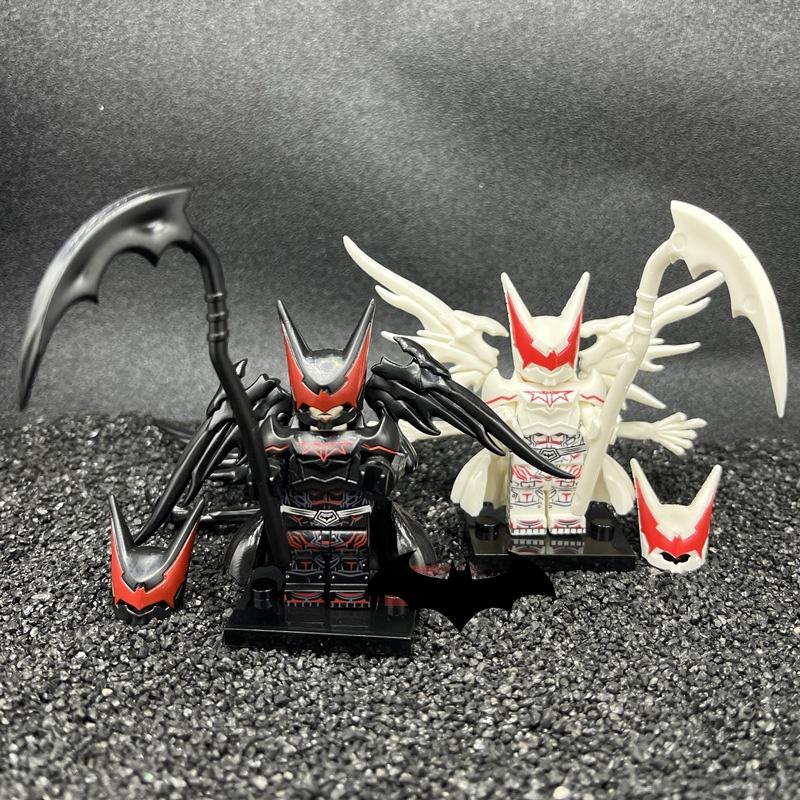Hellbat Batman Superhero Building Blocks 4.5cm Height, Abs Plastic Material, Teenagers' Collectible Toy