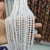 Натуральные круглые бусины из голубого лунного камня 7A для изготовления аксессуаров для ювелирных изделий