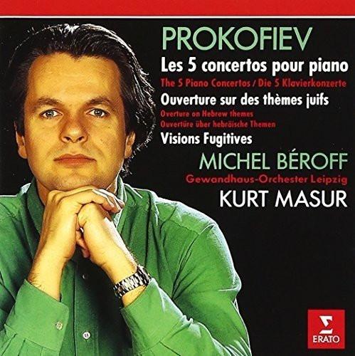 CD SERGEI PROKOFIEV, MICHEL B?ROFF, GE - Les 5 Concertos Pour Piano; Ouvertu WPCS233034 Erato, Warner C 2016 Japan ObiClassical Used