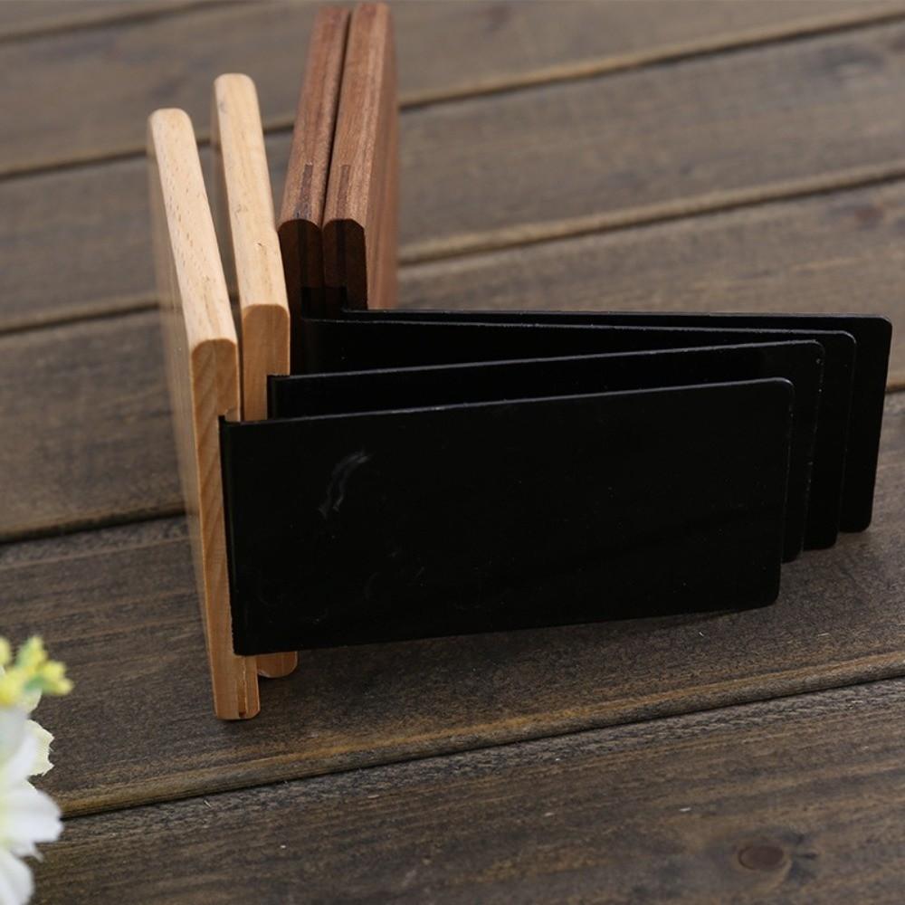 Detachable Wooden Bookends Anti-Slip Book Holders Minimalist Wood Book Stoppers  School Office