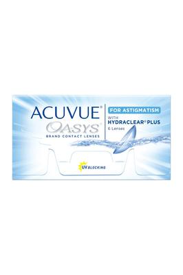Acuvue Oasis for BC PWR Астигматизм Сила Ось Упаковка 6 шт. Астигматизм, 8.6, -2.50, -0.75, 180,