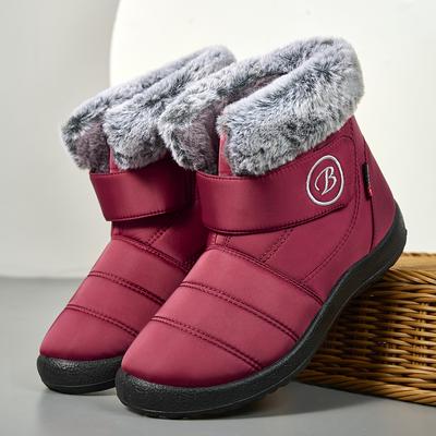 Зимняя обувь 36-43, женские ботинки, модные водонепроницаемые зимние ботинки для женщин