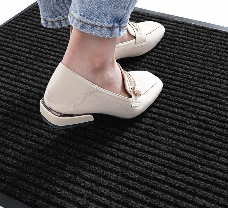 Entrance Doormat 90X150 Valeria Black