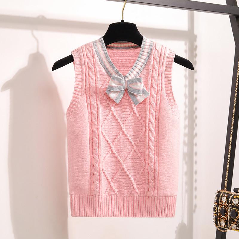 Унисекс вязаный школьный жилет: Теплая школьная форма для весны и осени