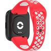 Silicone Strap for Xiaomi Redmi Watch 3 Active, Red / White