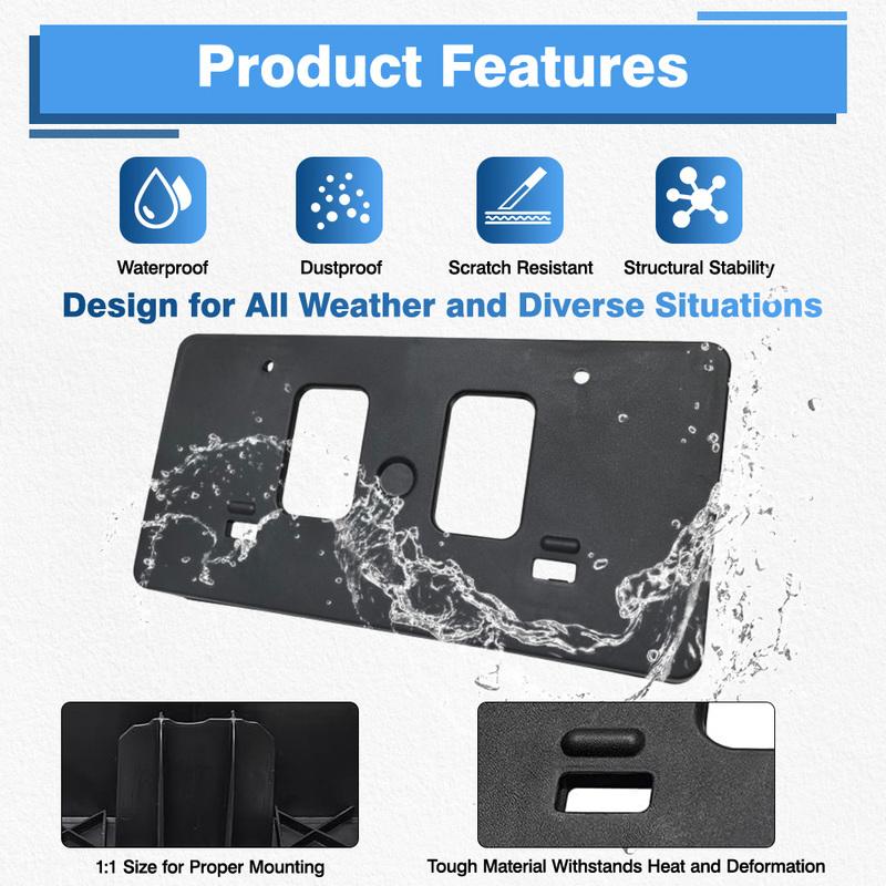 5211412280 Car Front Bumper License Plate Frame Mounting Holder Bracket Car Accessories For Toyota Corolla -