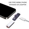 Многофункциональный USB C OTG адаптер с поддержкой PD зарядки и высокоскоростной передачи данных. Металлический USB C адаптер для телефонов. Улучшения для телефонов.
