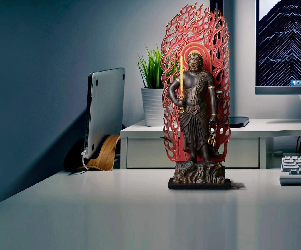 Стандартная Стоящая Статуя Фудо Мёо Исму Статуя Будды Фудо Мёу Рюдзо Рисунок Статуя Будды Исму Исцеляющий Мирный Декоративная Статуя Будды