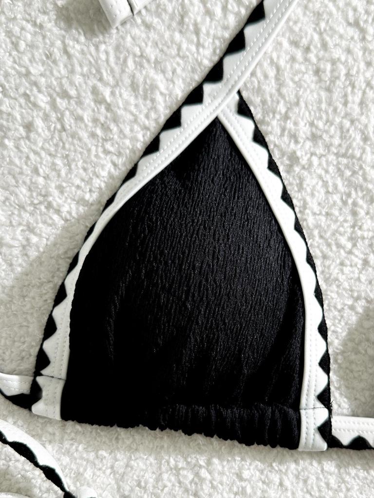 Женский разноцветный купальник однотонной расцветки - Сексуальное бикини в стиле инс для пляжа