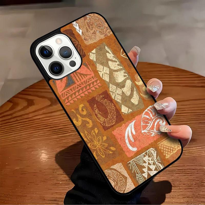 Hawaiian Ornament Phone Case For iPhone 17 Air 16 15 14 13 12 11 Pro Max Max Plus Bumper Case Cover