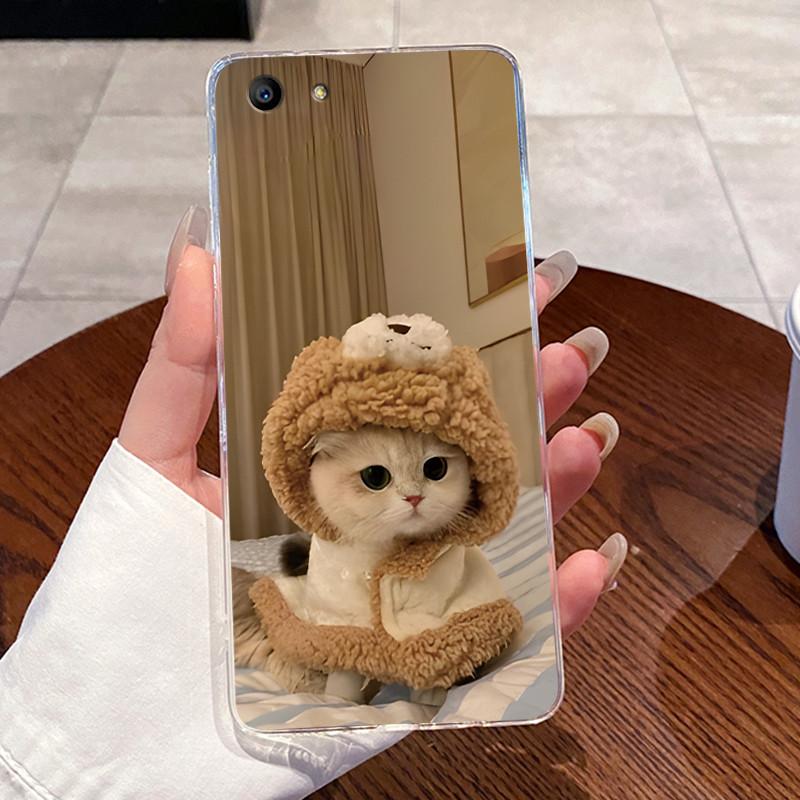 Casing For Oppo A83 Case For Oppo CPH1729 Phone Case Aesthetic Fashion Cute Cat Cartoon Transparent Soft TPU Silicone Back Cover