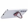 Heart Shaped Phone Kickstand Rhinestone Decor Metal Phone Finger Ring Grip