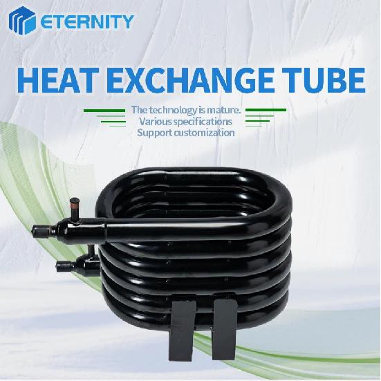 1HTitanium Coaxial Condenser/ Tube in Tube Heat Exchanger for Marine air Conditioner and Stainless Steel Heat Exchanger