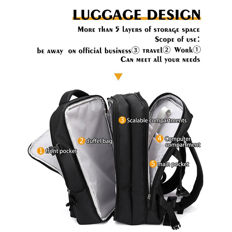 Дорожный рюкзак для женщин, большой емкости, легкий багажный рюкзак, дорожная сумка, деловая компьютерная сумка