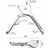 New 6 In 1 Utili Key Multi Tool Multi-purpose Screwdriver Pocket Multi-use Multi-tool Gear Utility Outdoor Gadget Hand Tool