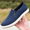 Men Canvas Shoe Casual Sneaker for MenLight Slip-on Vulcanized Comfortable Male Flats Loafers New Black Trainers