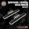 King Road 88 Эмблема Zephyr 400 Zephyr Chi Эмблема Z Тип Боковая крышка 3D Эмблема Kawasaki Комплект из 2 шт.