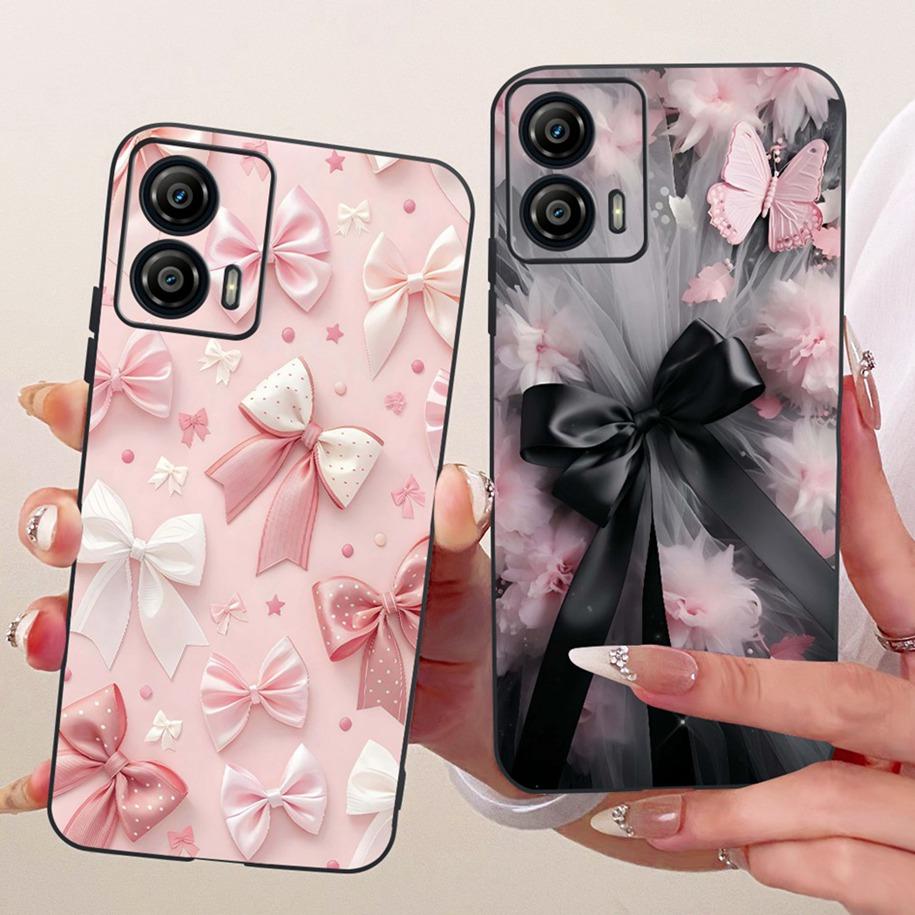 For Motorola Moto G53 5G Case XT2335-2 New Stylish Butterfly Flower Fundas Soft Silicone Phone Cover For Moto G13 G23 G73 Bumper