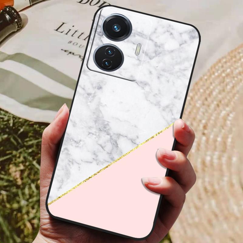 Для vivo T1 4G Чехол VivoT1 V2153 Мягкий ТПУ Силиконовый Чехол на Заднюю Панель для vivo T1 44W Чехол для Телефона Snapdragon 680 Защитный Модный Чехол