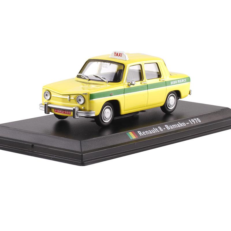 Масштаб 1/43 Renault 8-Bamako-1970, литая под давлением модель автомобиля, игрушечный автомобиль для детей, Подарочная коллекция для мальчиков и девочек